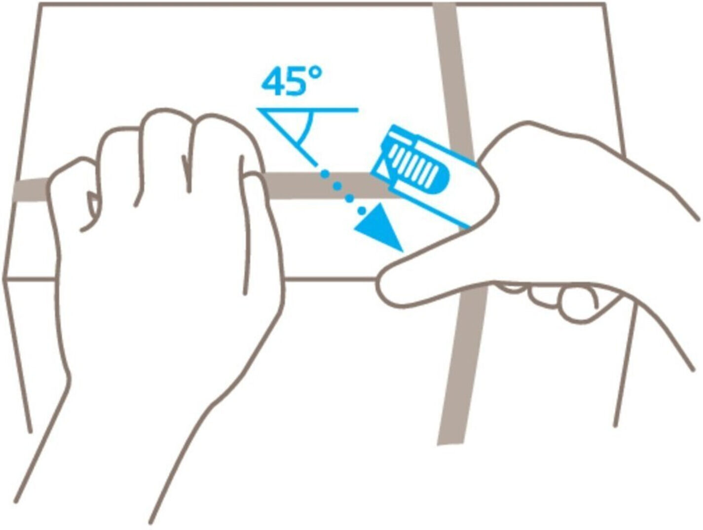 Martor Sicherheitsmesser Secunorm Handy mit Klinge Nr.45 (445.02)