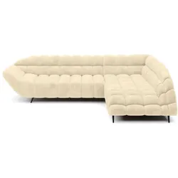 Ecksofa Gappa Stoff Beige