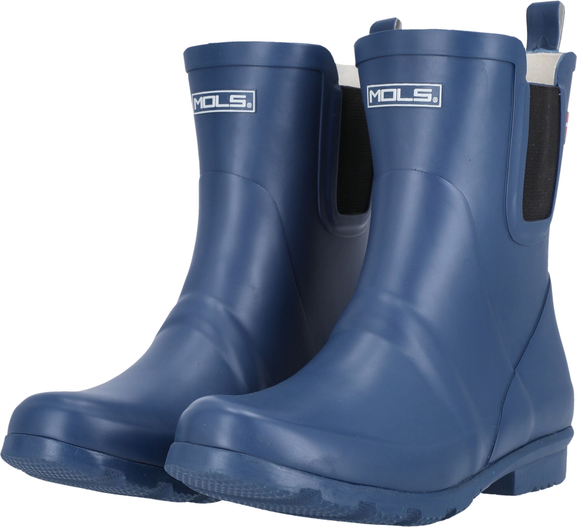 Gummistiefel MOLS "Suburbs", Damen, Gr. 38, blau, Gummi, Schuhe Gummistiefel, mit wasserdichter Funktion