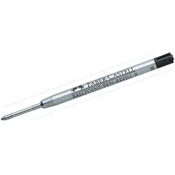 Faber-Castell, Ersatzpatronen + Tintenfass, Grossraummine (Schwarz)