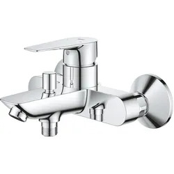 Grohe, Duscharmatur + Badewannenarmatur, Einhand-Wannenbatterie BAUEDGE 1/2" chr