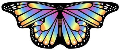 Uplift Picks Colorful Kids Butterfly Wings Cape For Magical Fairy Dress Up Adventures 01