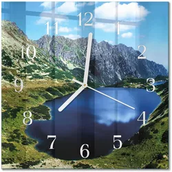 WANDUHR aus Glas 30x30 cm - Morskie Oko