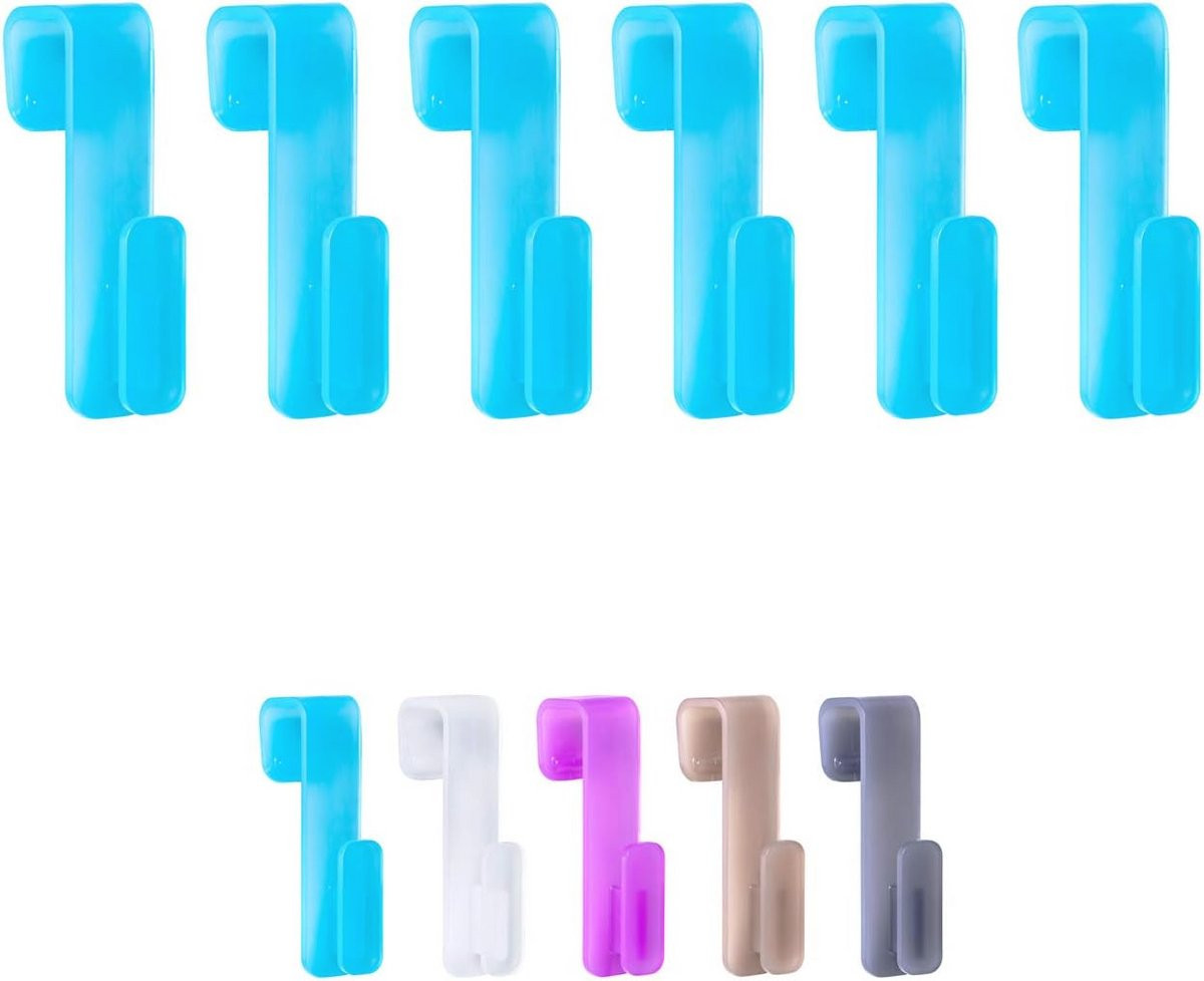 Set van 6 ronde radiatorhaken voor handdoeken
