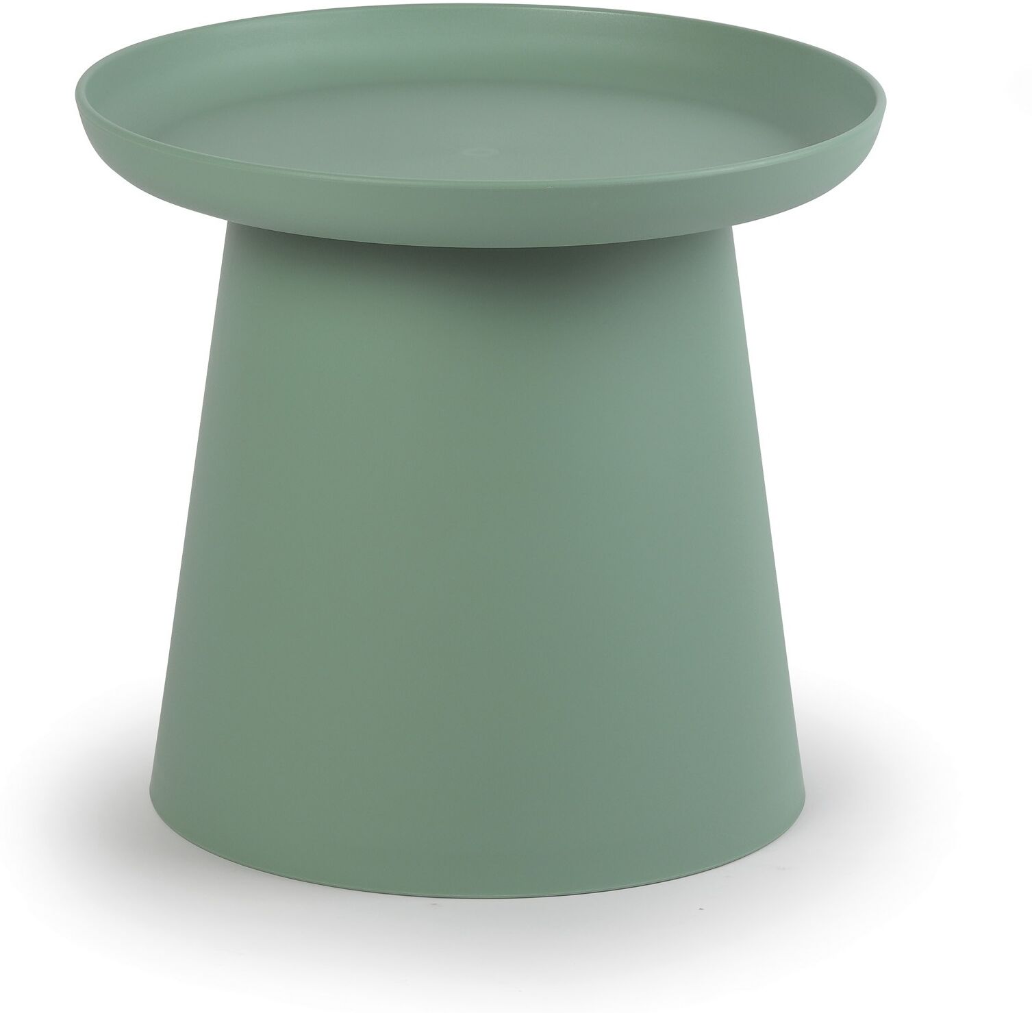B2B Partner Kunststoff-Kaffeetisch FUNGO, Durchmesser 50 cm, grün