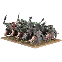 Games Workshop Warhammer ToW - Orc & Gobelin : Chevaucheurs de Sangliers Orc (Kunststoff)