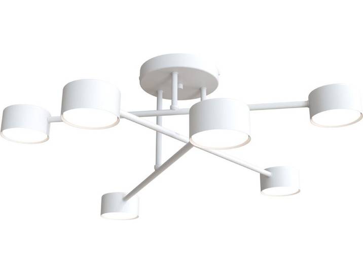 Emibig Lighting Modus Deckenleuchte Lampe Gx53 Wohnzimmer Sechsflammig Stahl