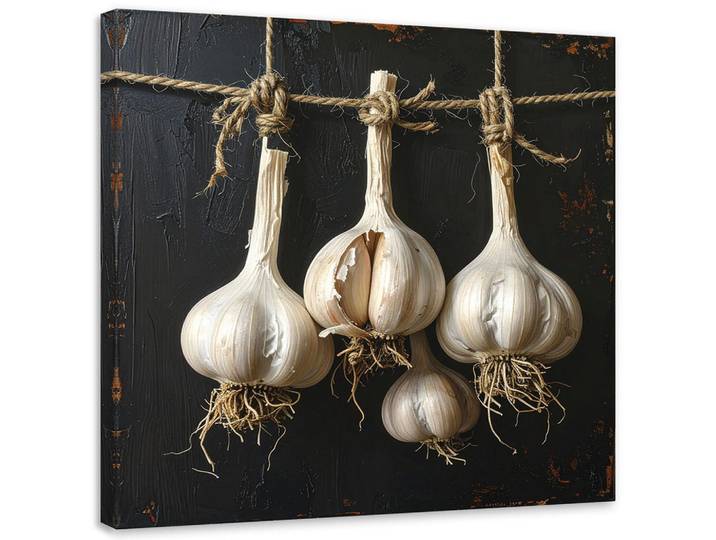 Feeby Leinwandbild Essen & Trinken 50x50cm, Weiß, Essen/Getränk, Quadratisch, 50x50 cm, Bilder & Rahmen, Bilder, Leinwandbilder