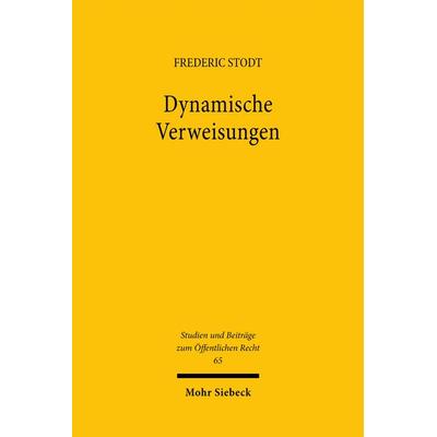 Dynamische Verweisungen, Taschenbuch von Frederic Stodt, Mohr Siebeck, 978-3-16-162578-7