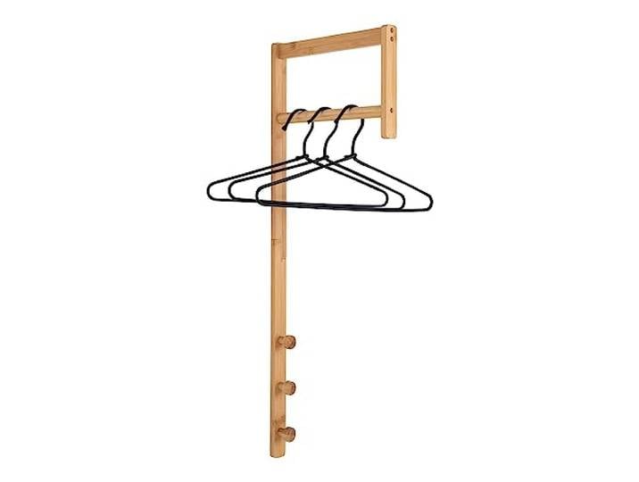 Portant Trento - Portant à vêtements\, bambou\, naturel