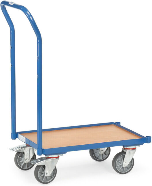 fetra Chariot pour bacs européens 135810 - barre de poussée - surface de chargement 610x410mm (135810)