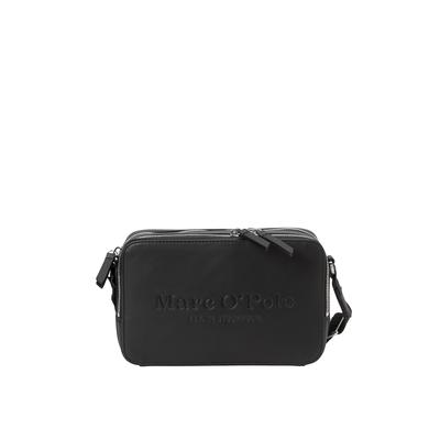 Umhängetasche "Vala", Damen, Gr. B/H/T: 22,5cm x 14cm x 6,5cm, schwarz, Lederimitat, MARC O'POLO ACCESSORIES, Taschen Umhängetasche, Damen Handtasche, Schultertasche mit verstellbarem Schultergurt