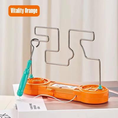 Inspired Finds Kids Electric Touch Maze Focus Training Game orange