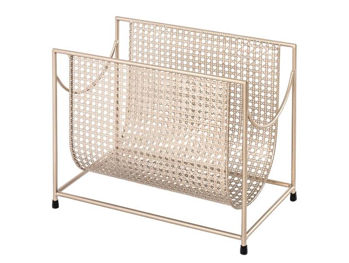 Porte-revues Massillon 37 x 30 x 22cm Doré/Doré