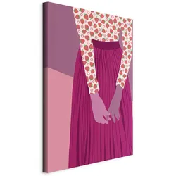 Leinwandbild Strawberry Lady Pink/Magenta