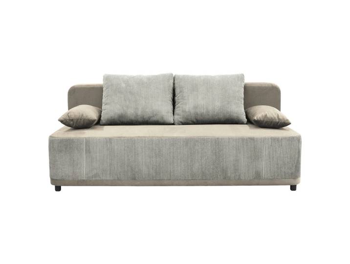 Mid.you Schlafsofa, Creme, Kunststoff, 197x90x83 cm, Made in EU, Liegefunktion, Wohnzimmer, Sofas & Couches, Schlafsofas, Schlafsofas mit Bettkasten