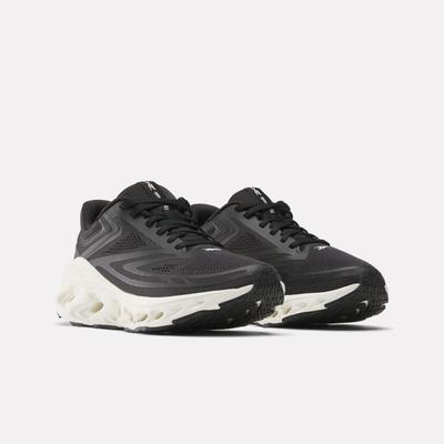 Laufschuh REEBOK "FUEL FLEX RUN", Damen, Gr. 40,5, schwarz (schwarz, washed schwarz, chalk), Synthetik, Textil, Schuhe Laufschuh