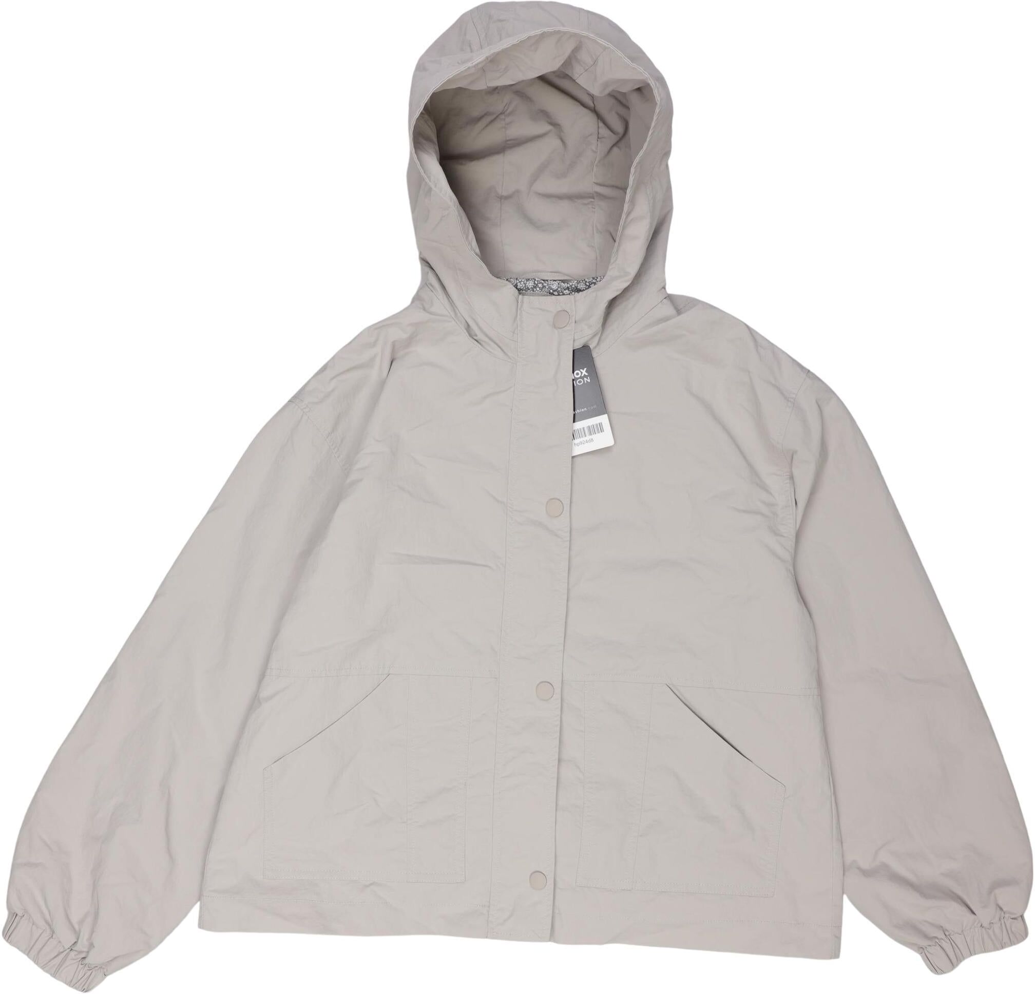 Mango Mädchen Jacke oder Mantel, Beige, Gr. EU 152, Synthetik - Second Hand