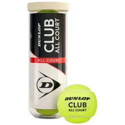 Dunlop - Tenisové míčky Club All Court 3 Stk. (gelb)