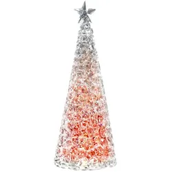 Sompex LED-Tischleuchte Glamor Acryl Rot 33 cm