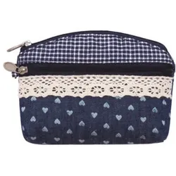Patchwork Mini-Kosmetiktasche 055 navy