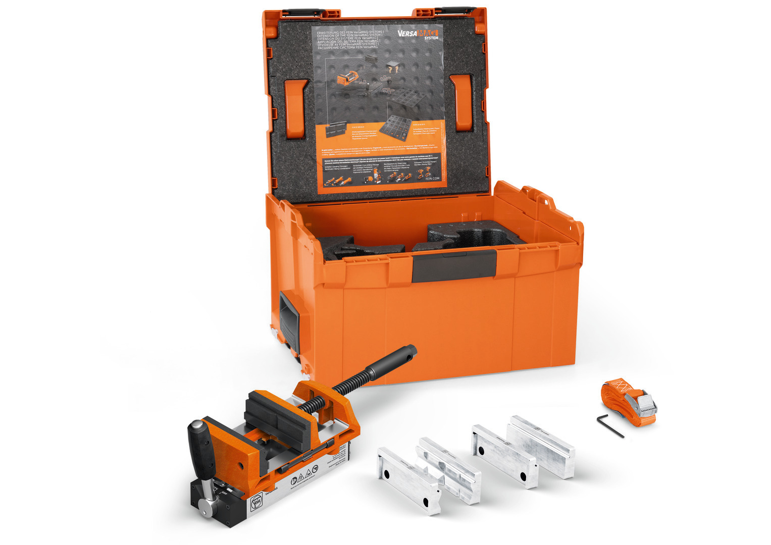 FEIN Magnetschraubstock mit Backenbreite von 100 mm FEIN VersaMAG Schraubstock Set i 90701009000