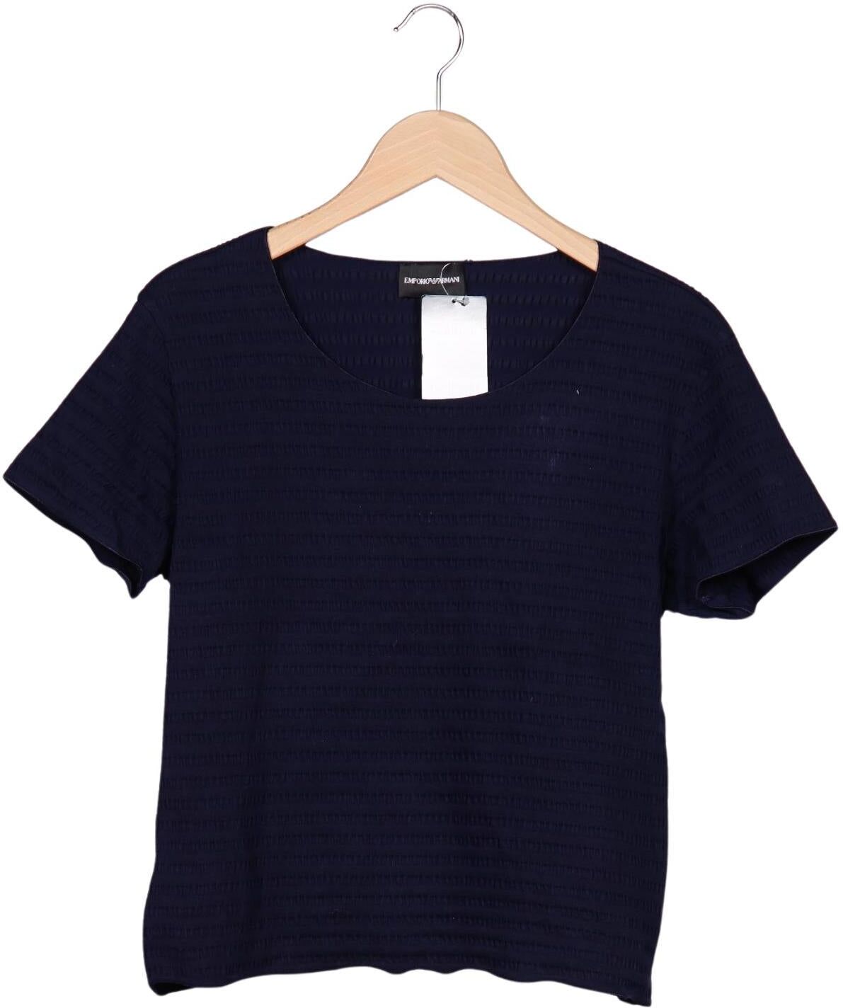 Giorgio Armani Emporio Armani Damen T-Shirt, Marineblau, Gr. L, kein / Etikett - Second Hand