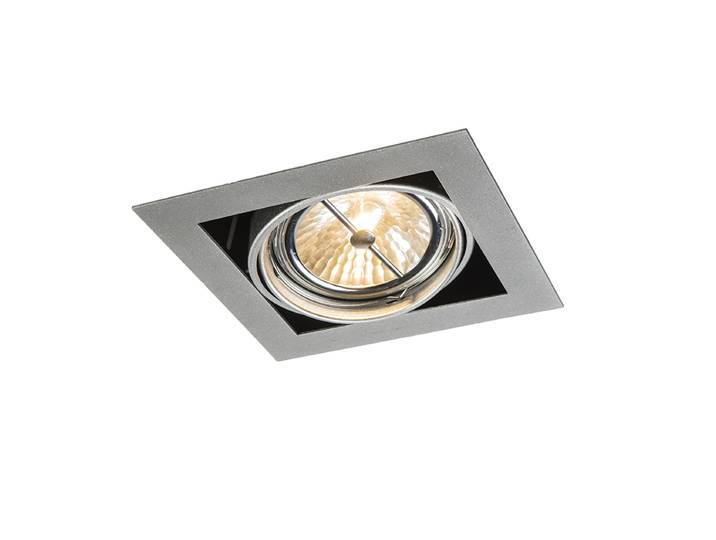 Spot encastrable acier G53 111mm réglable - Oneon