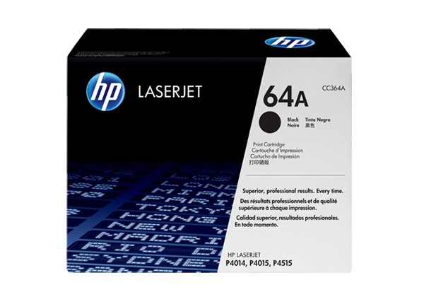 HP CC364A, Laser, Schwarz, Patrone, 20 - 80%, -20 - 40 °C, 391 x 193 x 300 mm