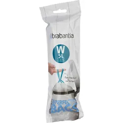 Brabantia PerfectFit Müllbeutel Typ W, 5 L, 20 Stck