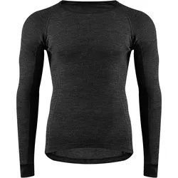 PIPPO Base Layer ohne Kragen schwarz L
