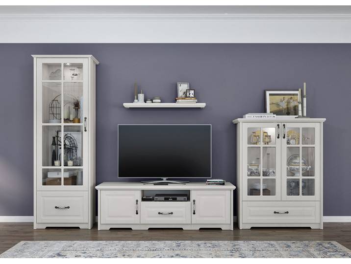 TV-Board GOODPRODUCT Evergreen , beige (elfenbein), B:158,7cm H:50,4cm T:54,7cm, Sideboards, TV-Board, mit Soft-Close-Funktion, Breite 158,7 cm