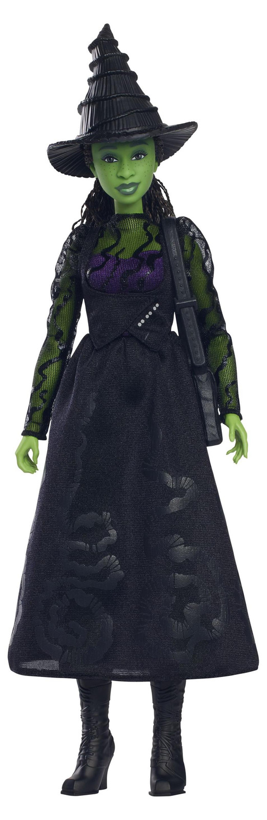 Mattel Wicked Elphaba modepop met afneembaar outfit en accessoires
