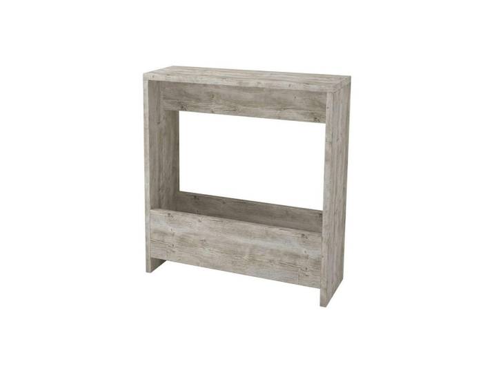 Calicosy Beistelltisch mit Stauraum 55/20/60 cm, Weiß, 20x60x55 cm, Wohnzimmer, Wohnzimmertische, Beistelltische