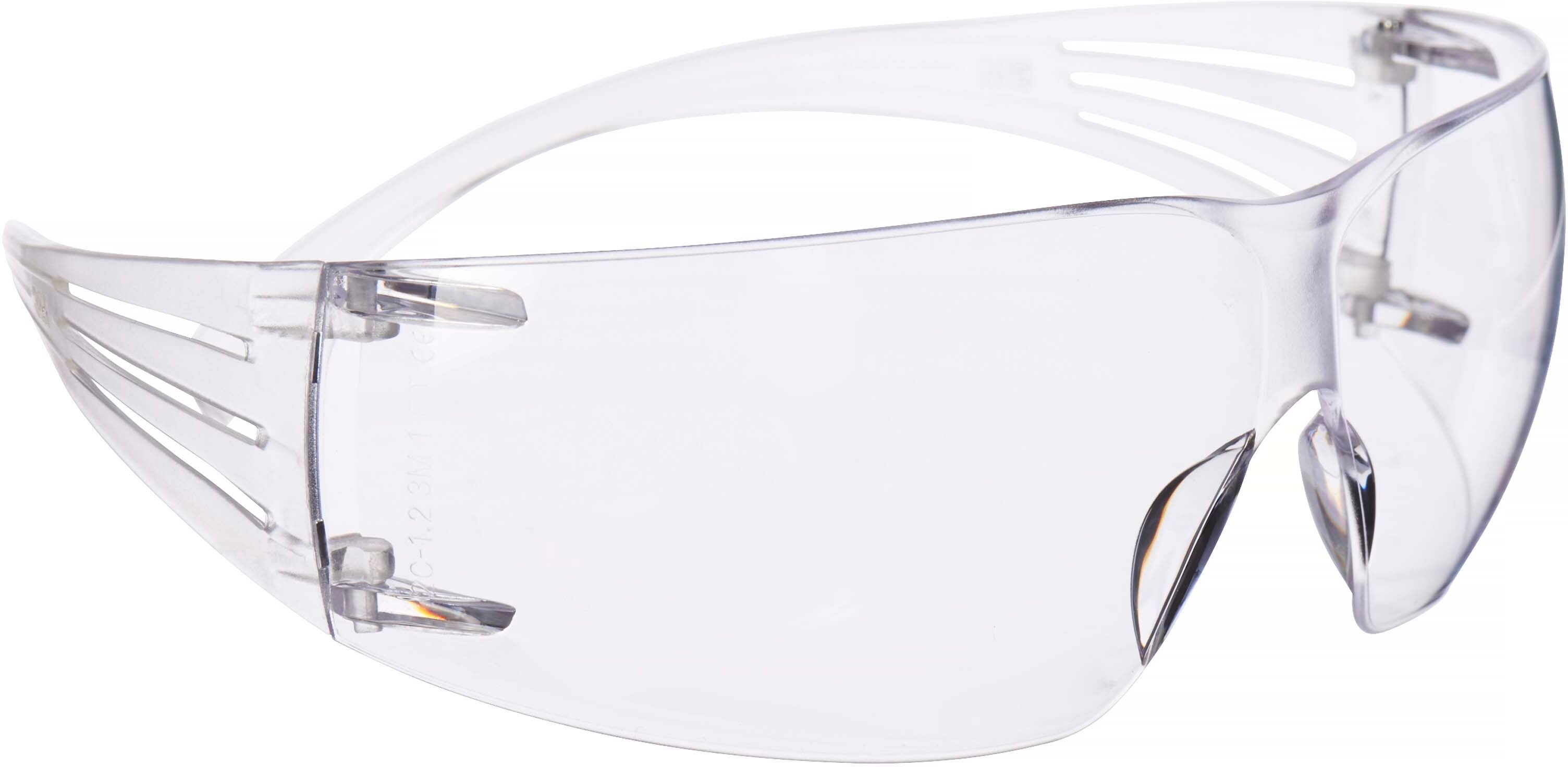 3M Skyddsglasögon SecureFit 200, klar reptålig anti-fog plus lins, SF201AFP