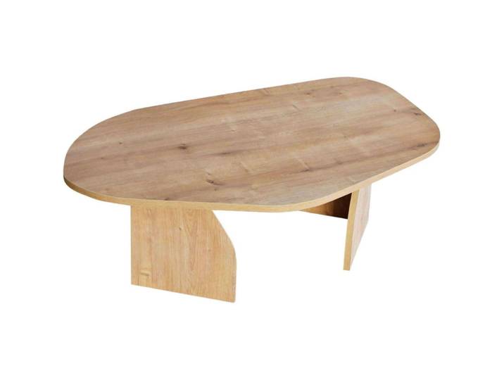 Table basse en aggloméré chêne