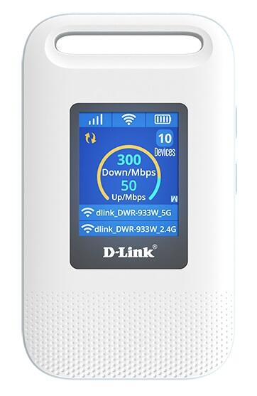 D-Link DWR-933W, 4G LTE+ AX600 Wi-Fi 6 Mobiler Hotspot
