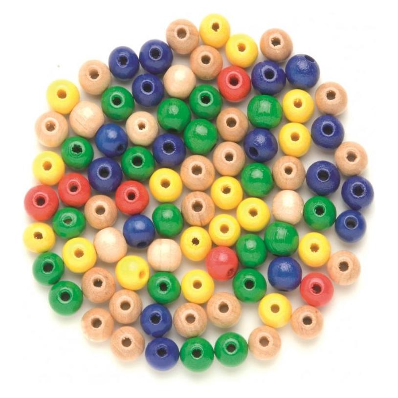 Glorex Holzperle 6mm 118St bunt-mix (21967641)