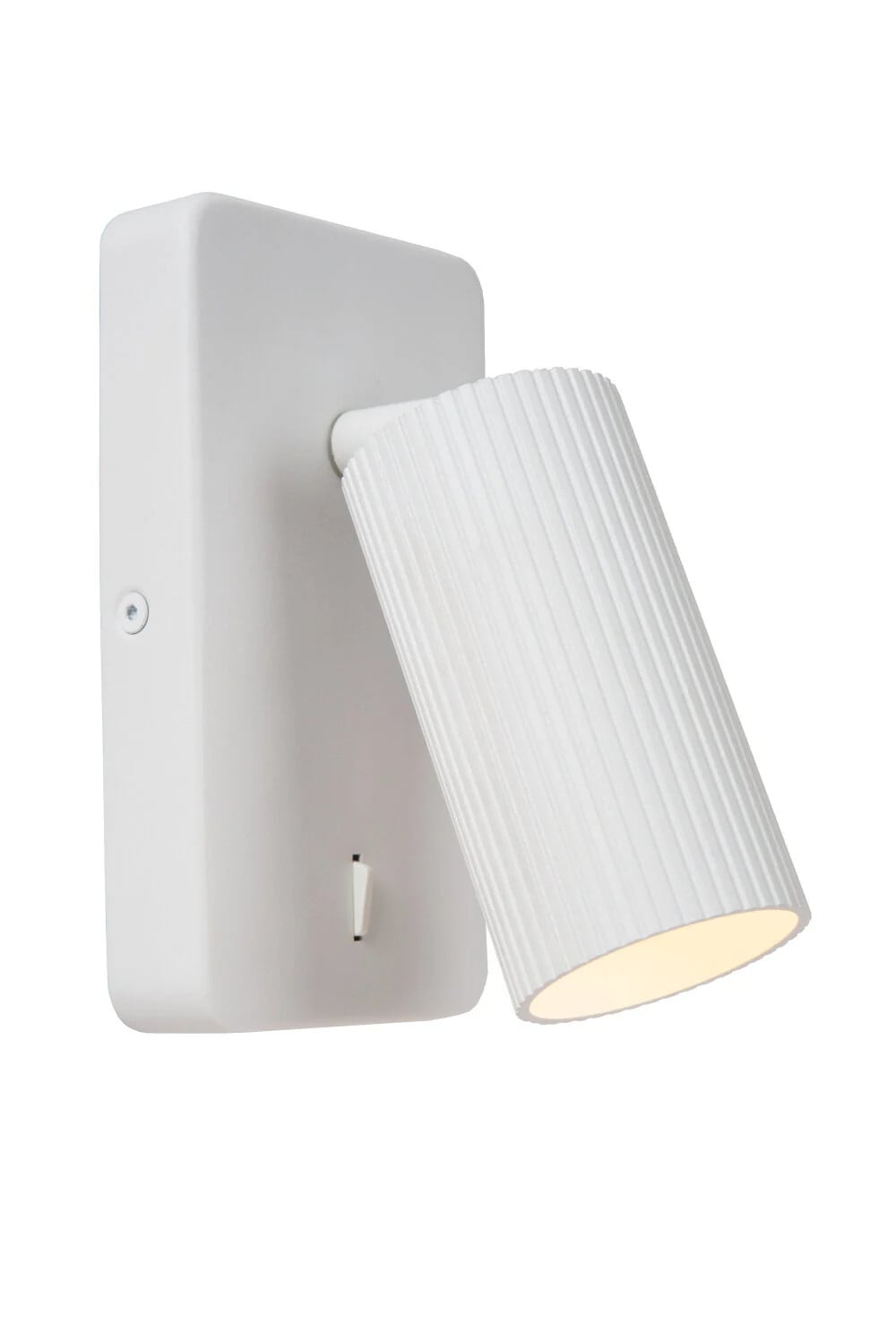 Lucide CLUBS verplaatsbare wandlamp en bedlamp wit