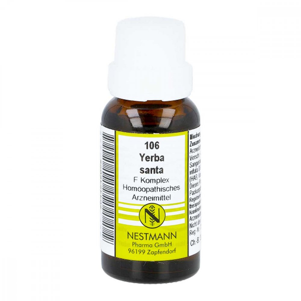 NESTMANN Pharma GmbH Yerba Santa F Komplex Nummer 10 6 Dilution 04484609
