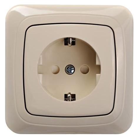 Liregus Socket Single Beige (33038581)