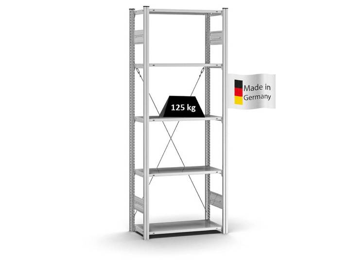 PROREGAL® Schwerlastregal Profi-Lagerregal Stecksystem MAGNUS