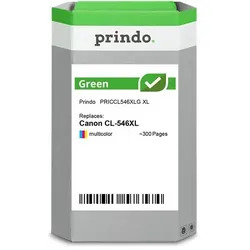 Prindo, Druckerpatrone, kompatibel mit Canon CL-546XL mehrere Farben