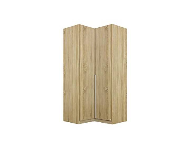 Rauch Möbel Alabama, Eckschrank, Farbe Eiche Sonoma, Breite 100 cm Eckkleiderschrank, 2-türig, Zubehör Basic, für Schlafzimmer, Kinderzimmer, Hauswirtschaftsraum, Garderobe, Flur