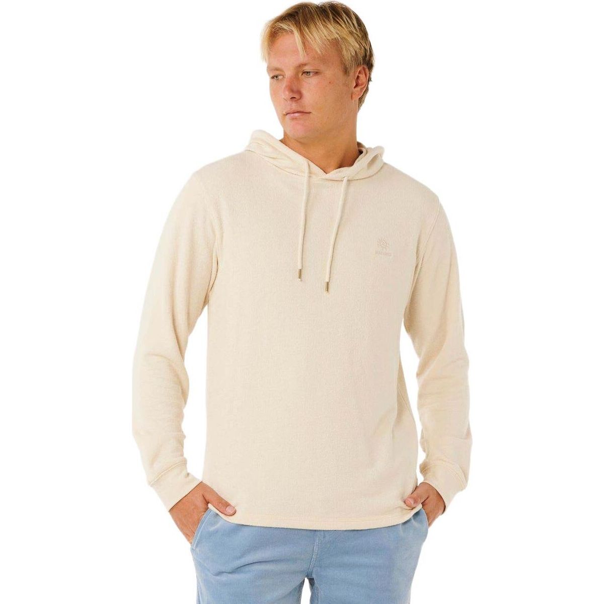 RipCurl Pacific Rinse TEX Hood vintage white (8861) M 0ASMFL-8861-M
