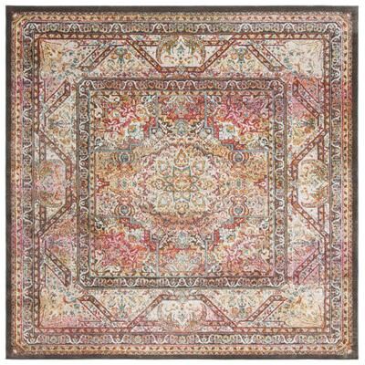 SAFAVIEH Luxor Keritza Boho Medallion Distressed Rug