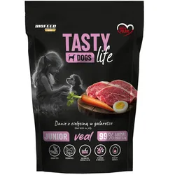 Tasty Dogs Life Junior Kalbfleisch-Geleeplatte 150g