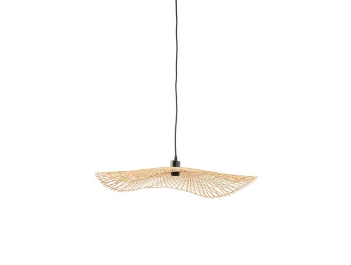 Suspension bambou naturel 65x65x10cm