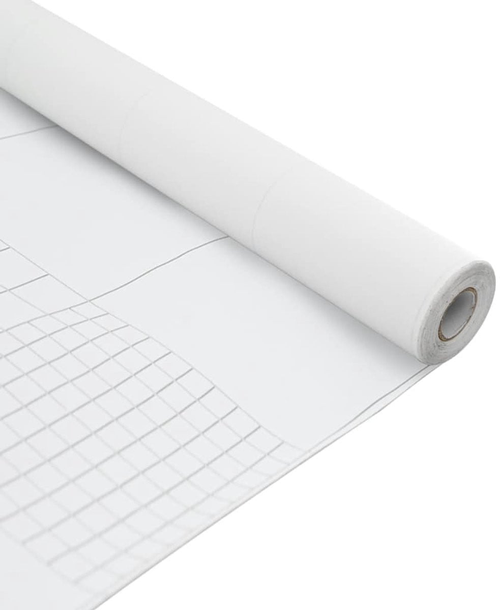vidaXL Raamfolie Mat Wit PVC