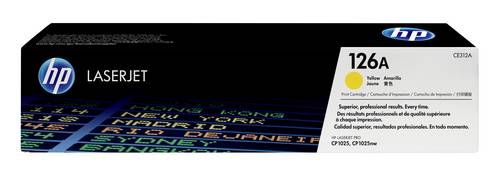 HP Toner 126A einzeln Gelb CE312A